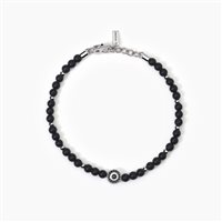 Bracciale Mabina Uomo Beniamino in Argento Agata 533807 - 533807